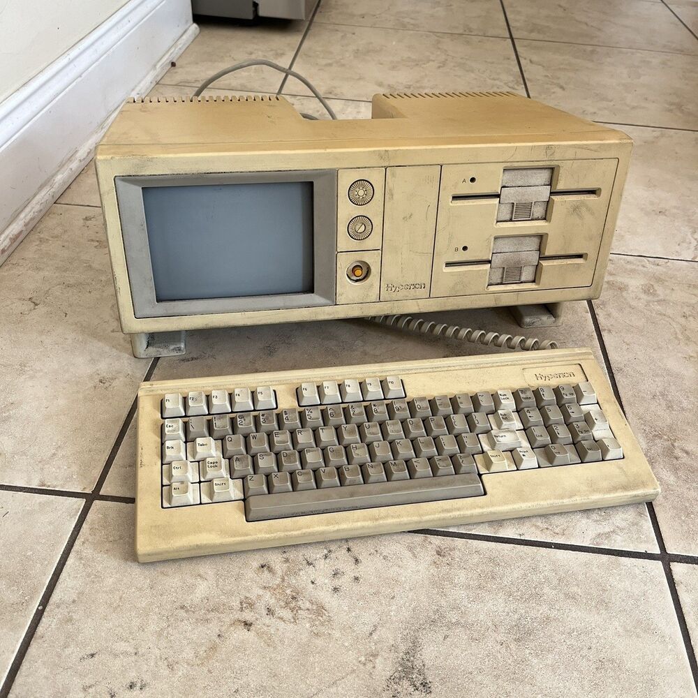 Hyperion Portable Computer First MS-DOS portable TUNS ON SHIPS FAST!